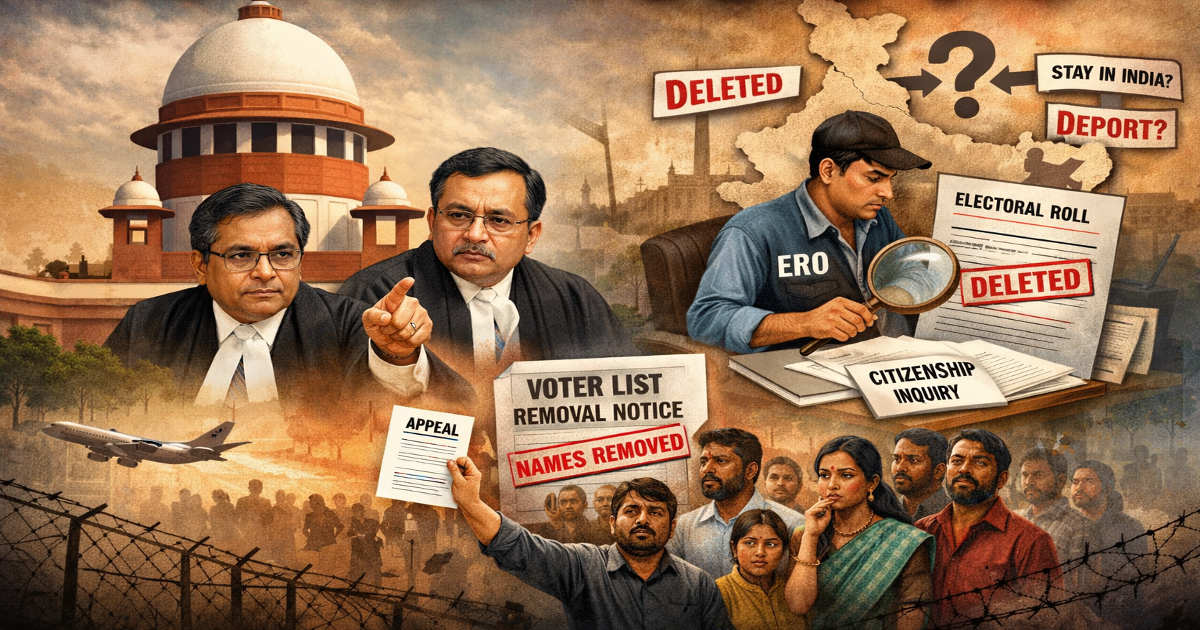 ఓటర్ జాబితాల నుంచి తొలగింపులు, పౌరసత్వంపై ఈసీకి సుప్రీంకోర్టు కీలక ప్రశ్నలు