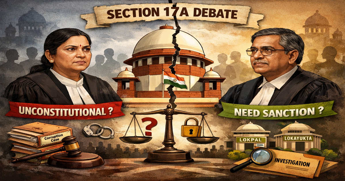 ప్రభుత్వ ఉద్యోగులపై కేసులకు అనుమతి నిబంధనపై సుప్రీంకోర్టు విభేద తీర్పు